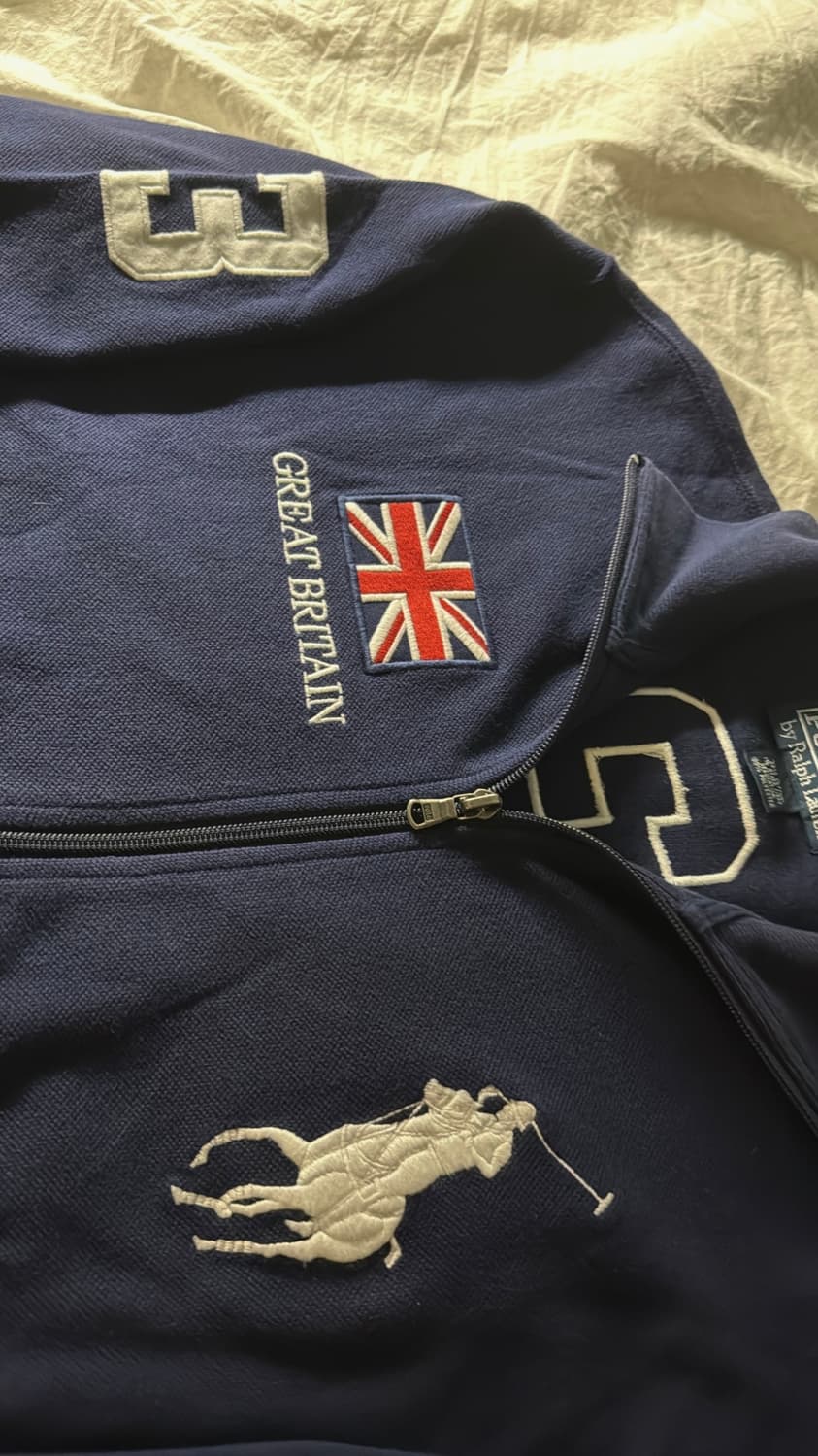 폴로 빅포니 브리튼 집업 네이비 새상품급 상품이미지1