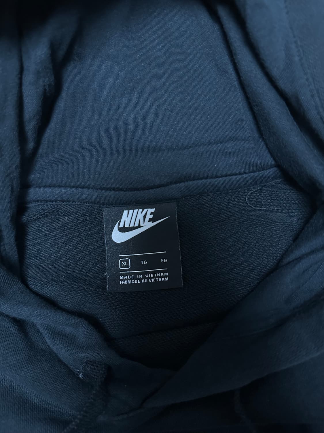 나이키 스우시 블랙 후드티 xl 상품이미지3