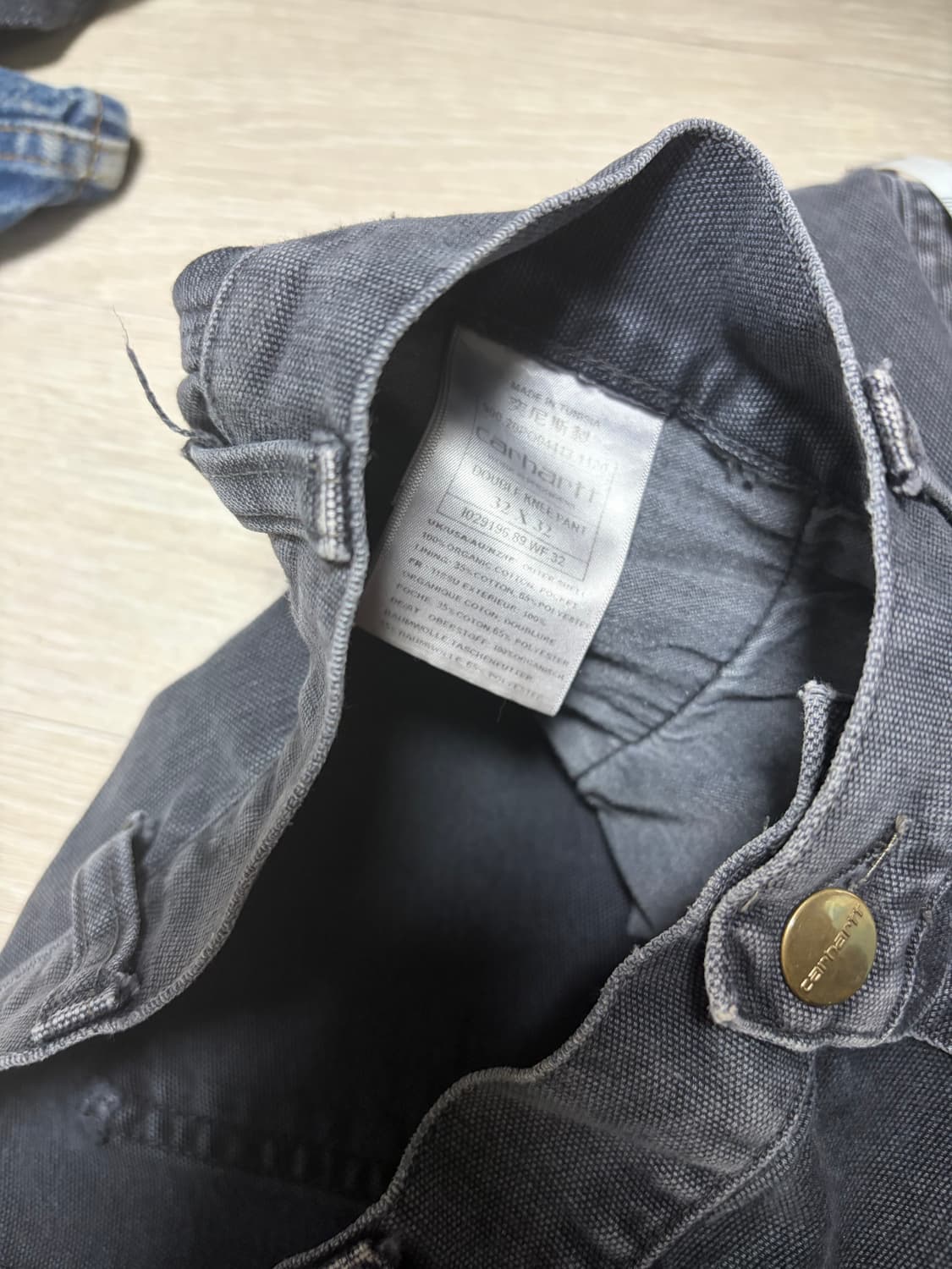 칼하트 wip 더블니 팬츠 상품이미지4