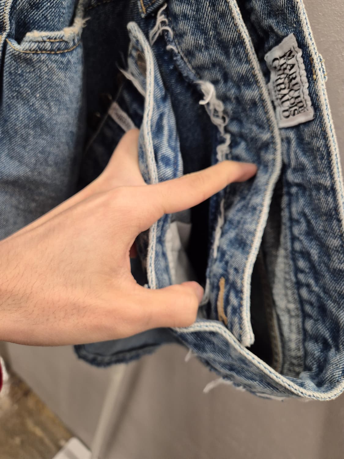 마리떼 프랑소와 저버드 데님 언발 스커트 M 상품이미지8