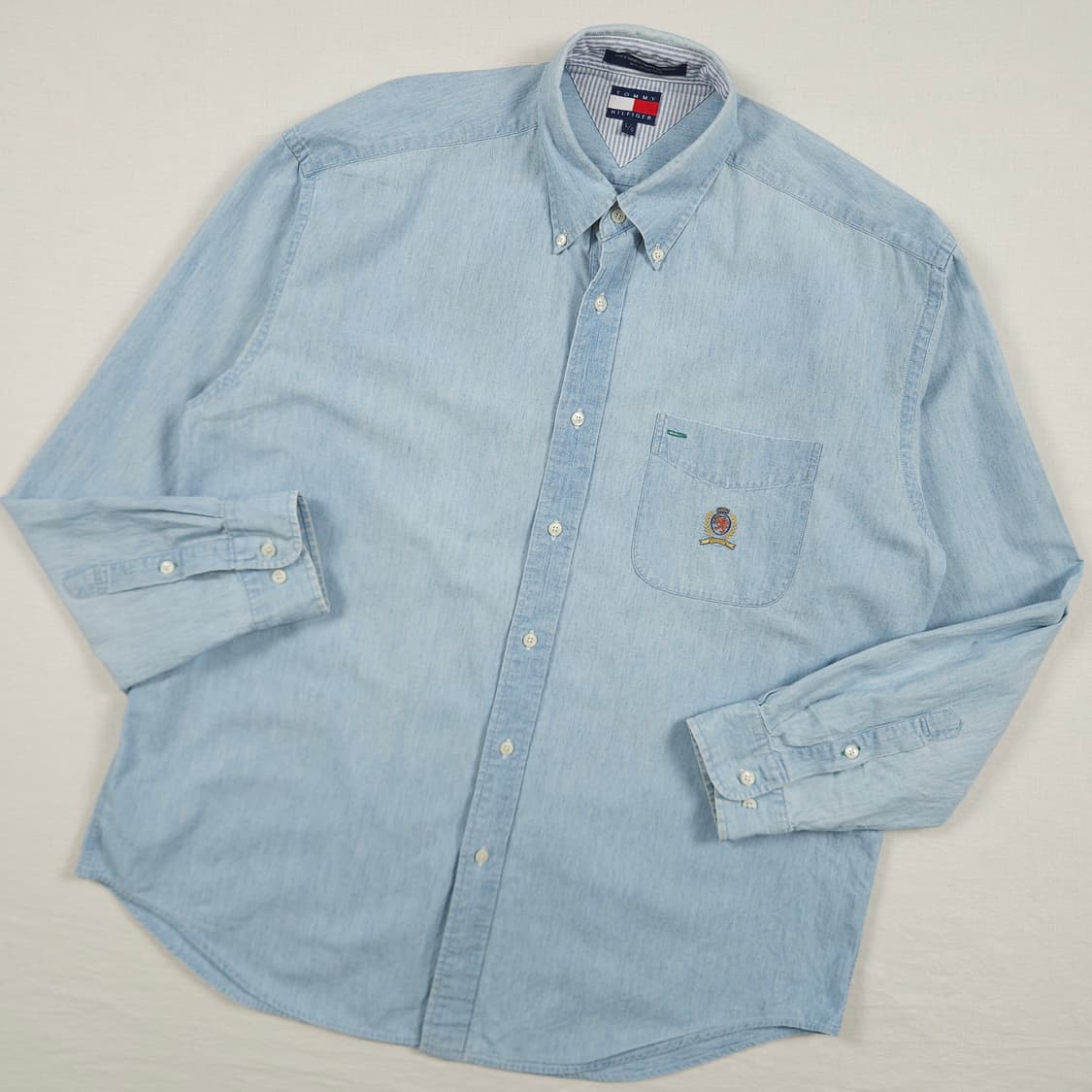 2XL(110) 타미 힐피거 샴브레이 셔츠 상품이미지2