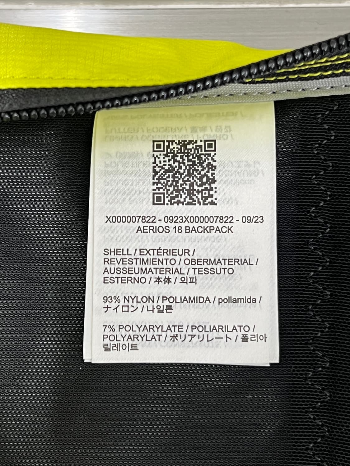 아크테릭스 24ss 에어리어스 18 백팩 / 유포리아 상품이미지8