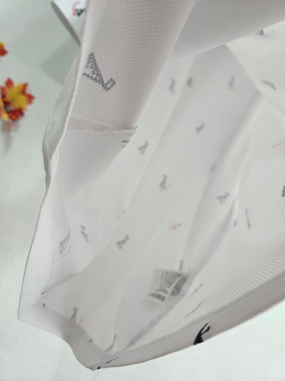 까스텔바작 화이트 패턴 반팔 카라티 L-32000 상품이미지4