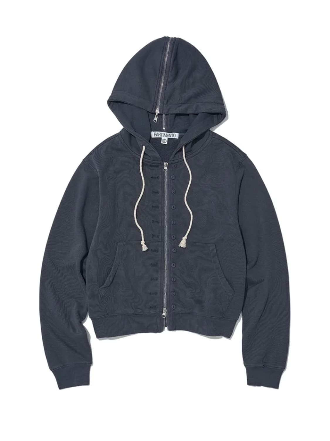 76 아플리케 듀얼 후디 집업 상품이미지1