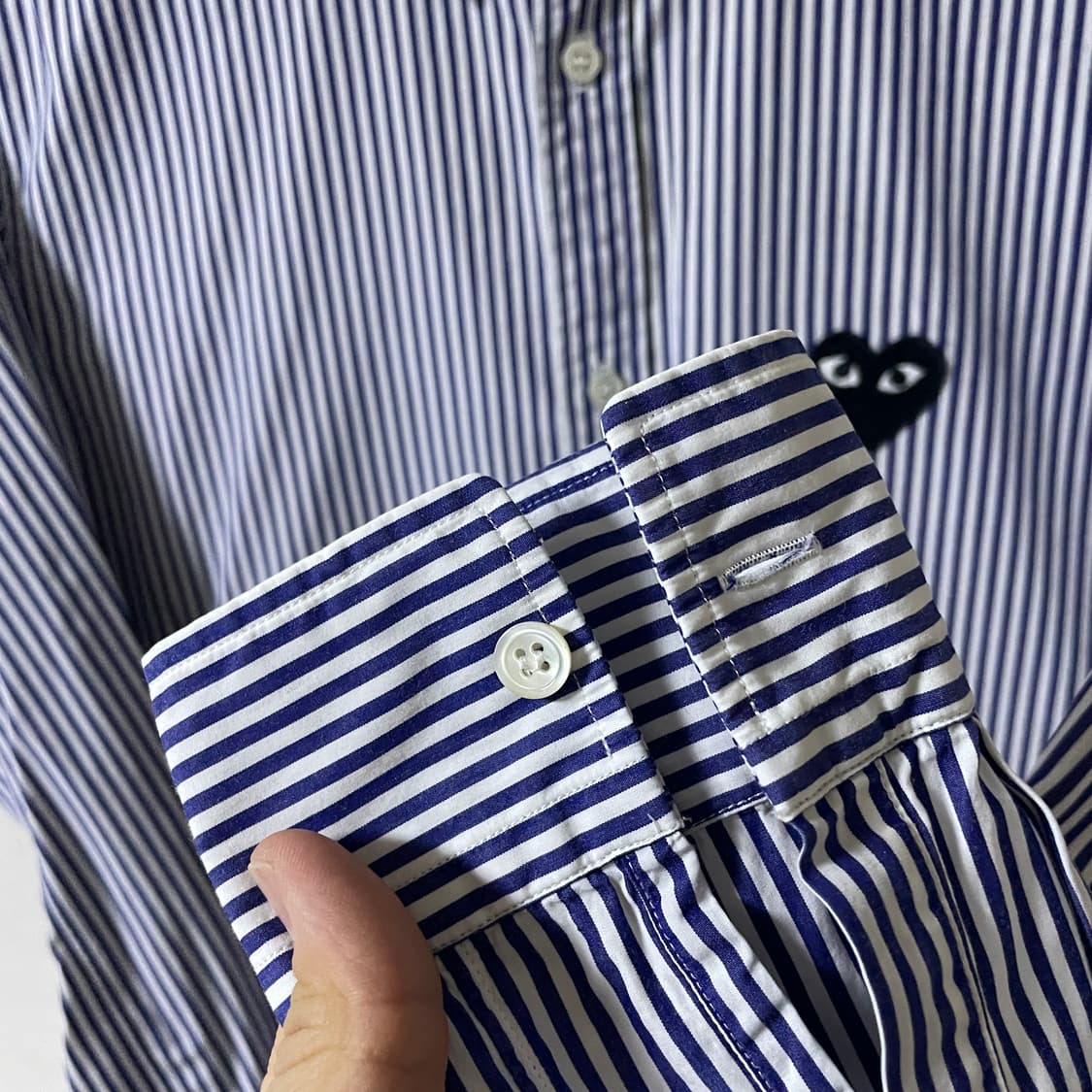 꼼데가르송 남성 스트라이프 셔츠 M (남성 95-슬림  상품이미지5