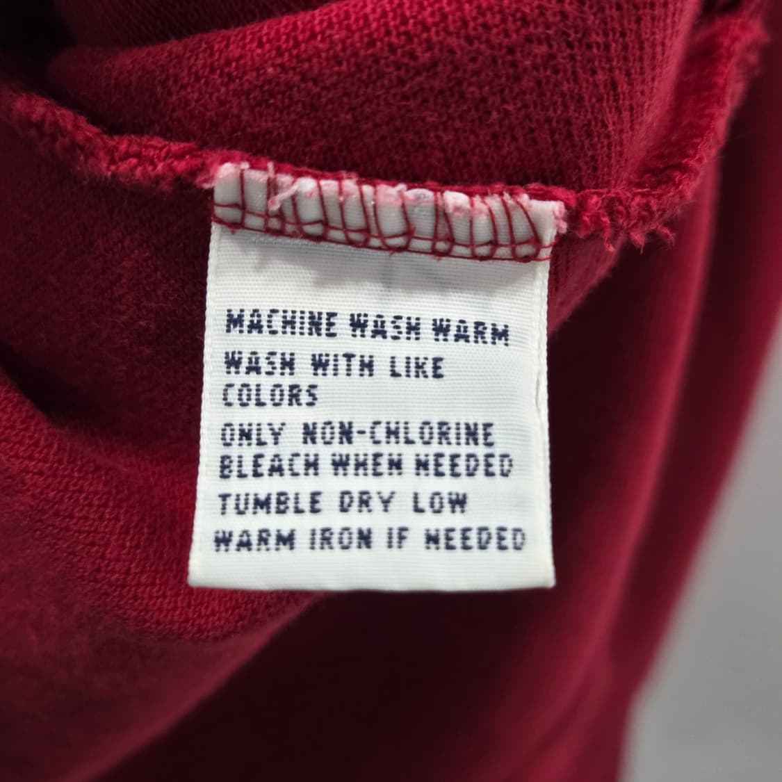 폴로랄프로렌 피케 카라 롱슬리브 레드 S 상품이미지4