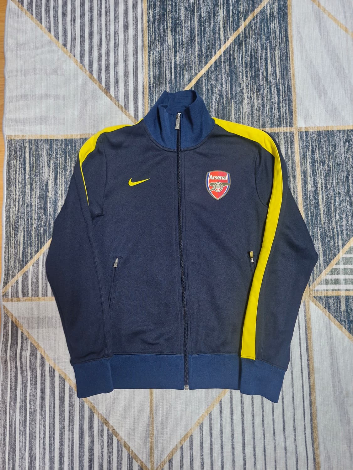나이키 아스날 트랙 자켓 네이비/옐로우 M 상품이미지3