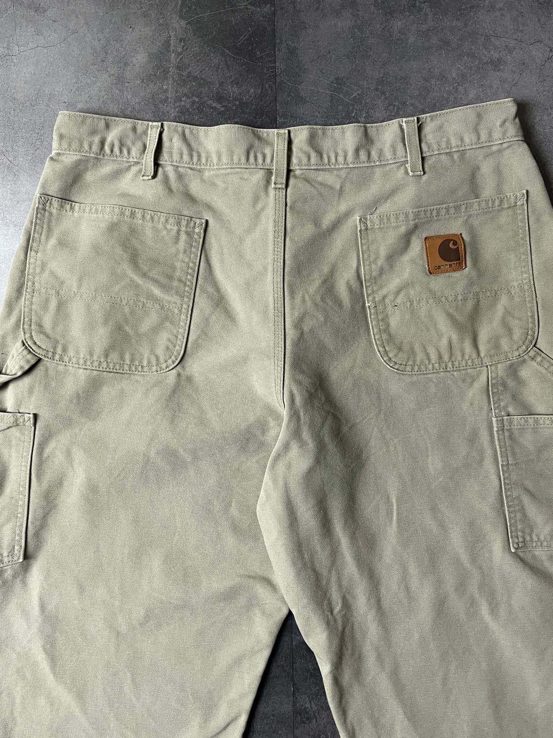 CARHARTT 칼하트 빈티지 베이지 싱글니 팬츠 상품이미지8