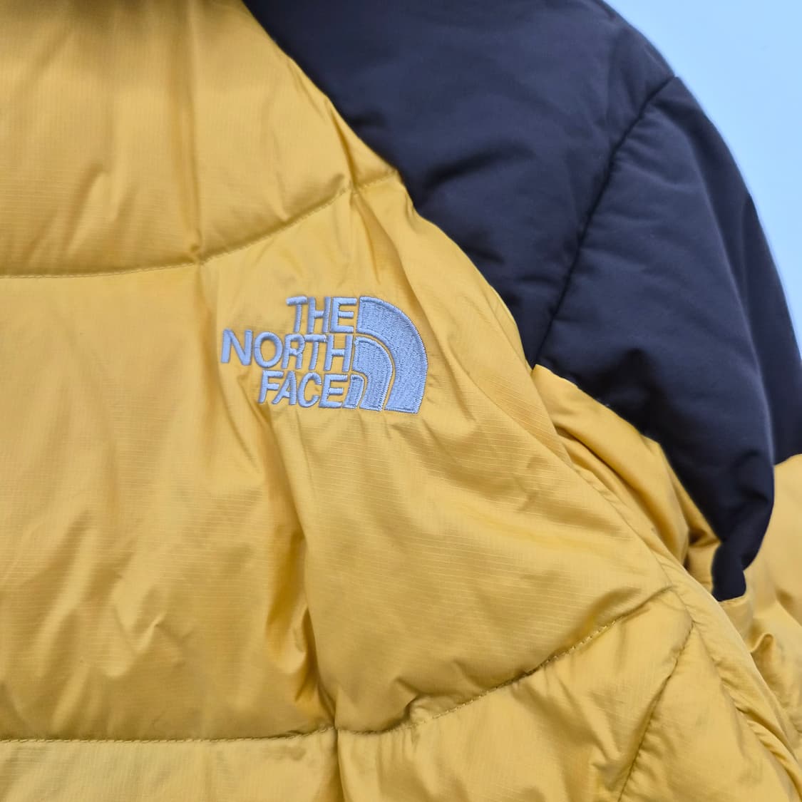 노스페이스 700 옐로우/브라운 패딩 남성 M 상품이미지7