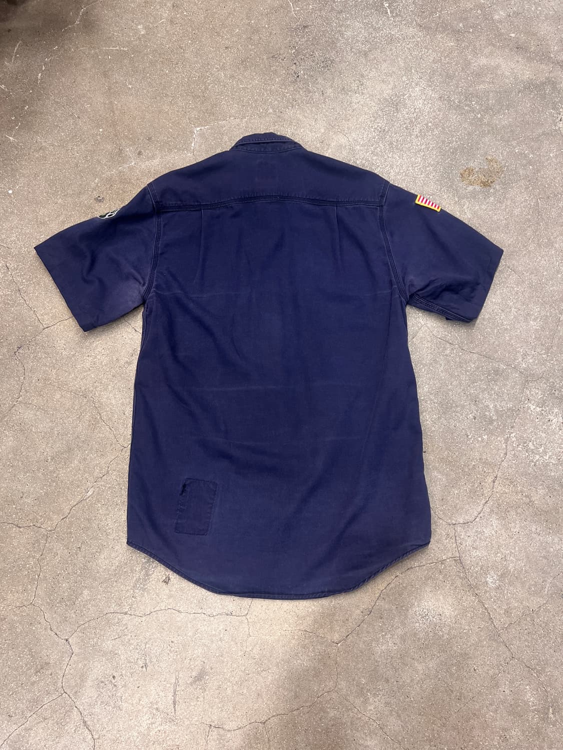 칼하트 FR 코튼 워크 셔츠 네이비 상품이미지7