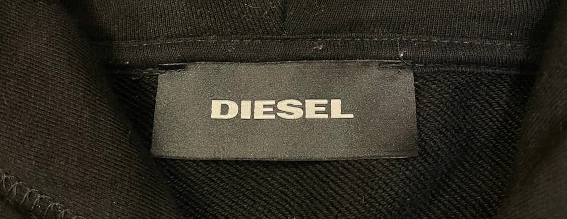 Diesel 디젤 블랙 후드집업 상품이미지4