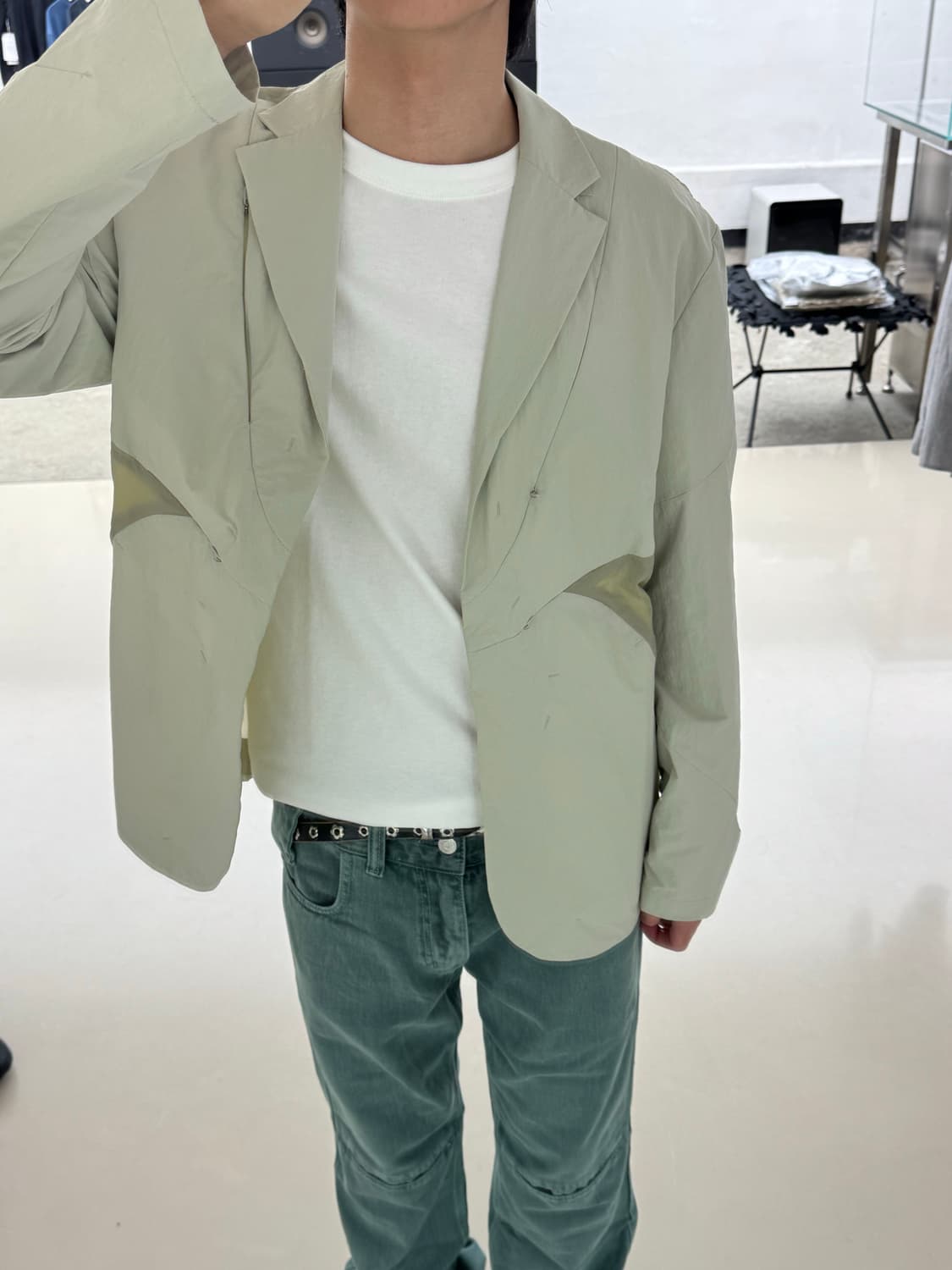 6.0 JACKET CENTER (IVORY) 상품이미지3