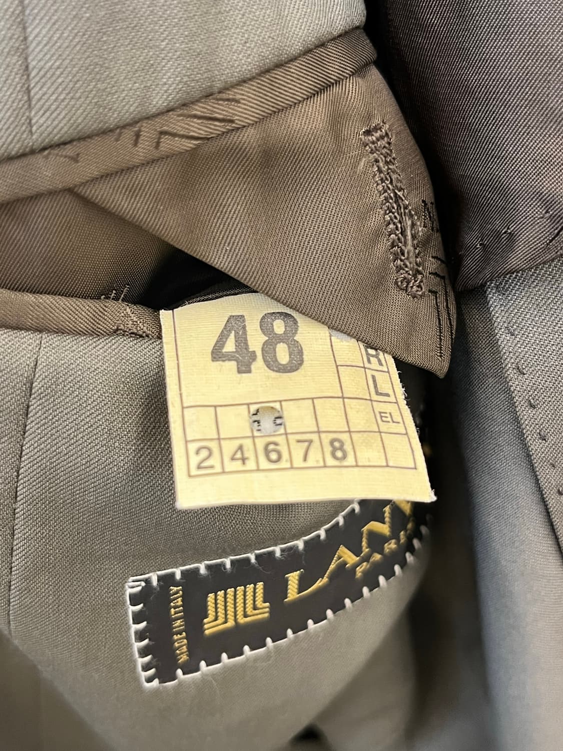 랑방 울 테일러드 자켓 카키 그레이 상품이미지9