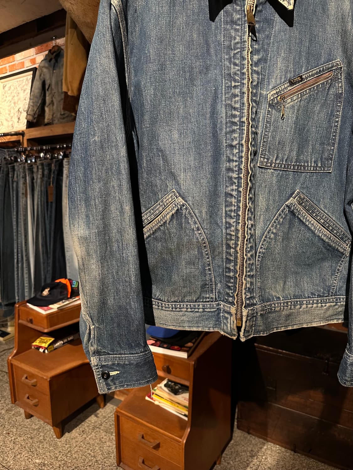 70s USA LEE 91-B Denim Work Jacket 상품이미지5