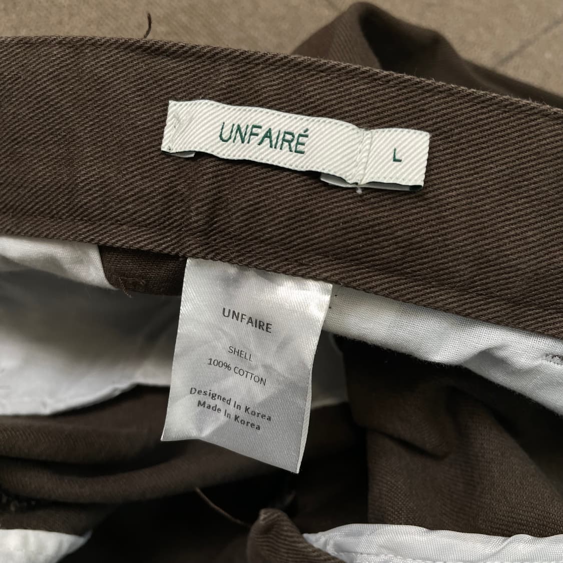 UNFAIRE 투턱 벌룬 팬츠  상품이미지3