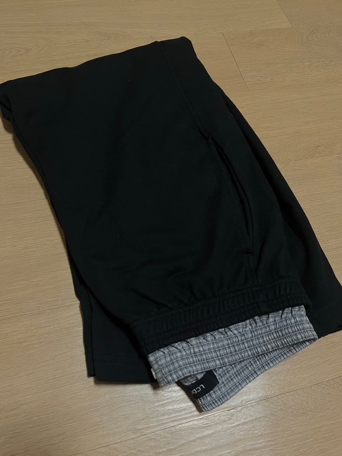 LCDC 레이어드 체크 스웻팬츠 상품이미지8