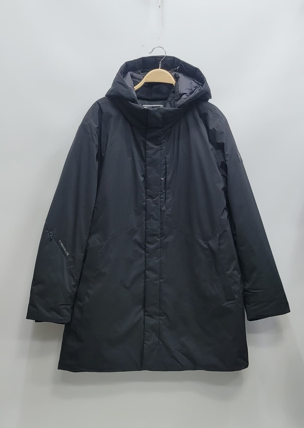 장미쉘 바스키아 23FW 후드 패딩 코트 / 남 110 블랙
 상품이미지1