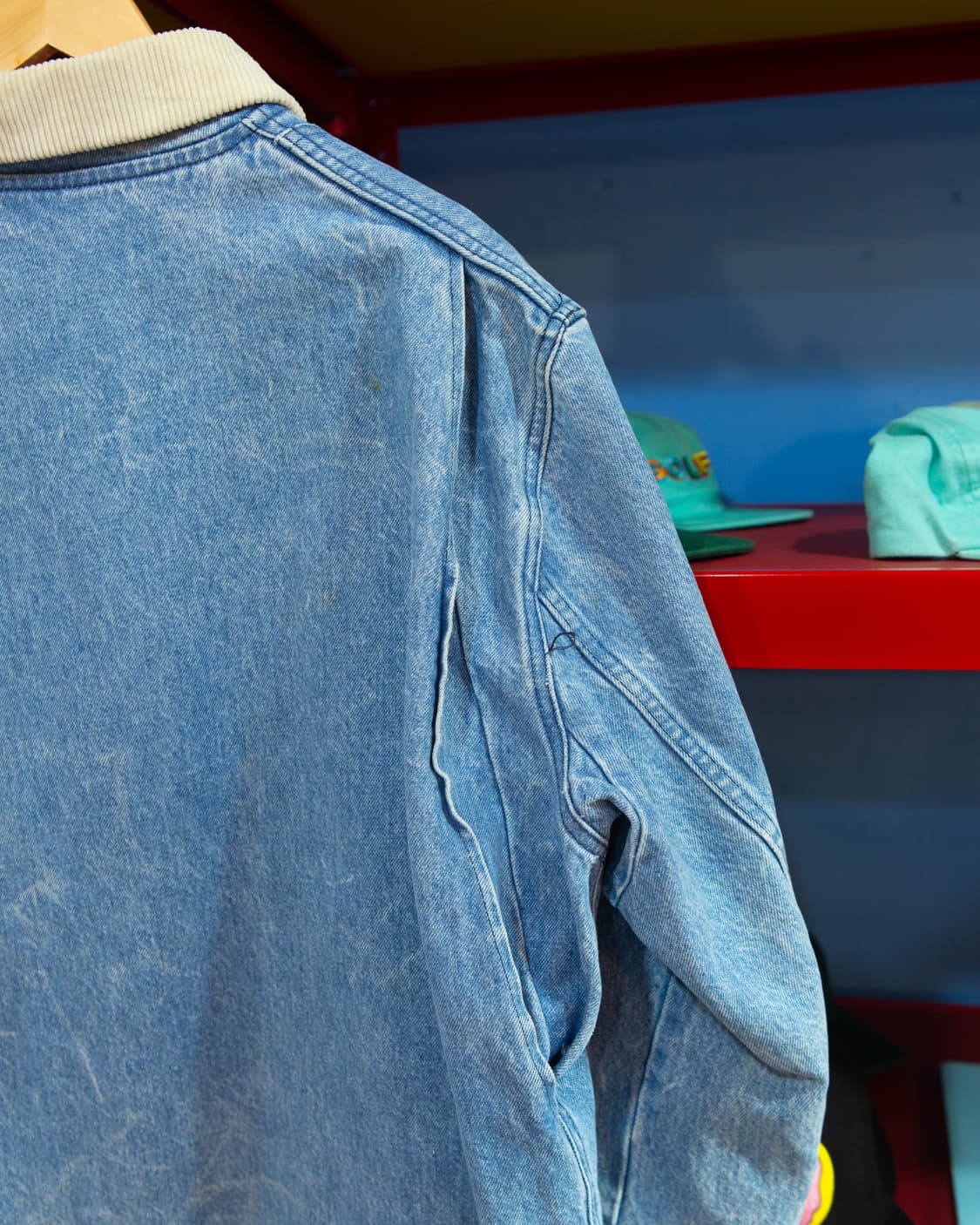 80s 엘엘빈 데님 헌팅 자켓 상품이미지8