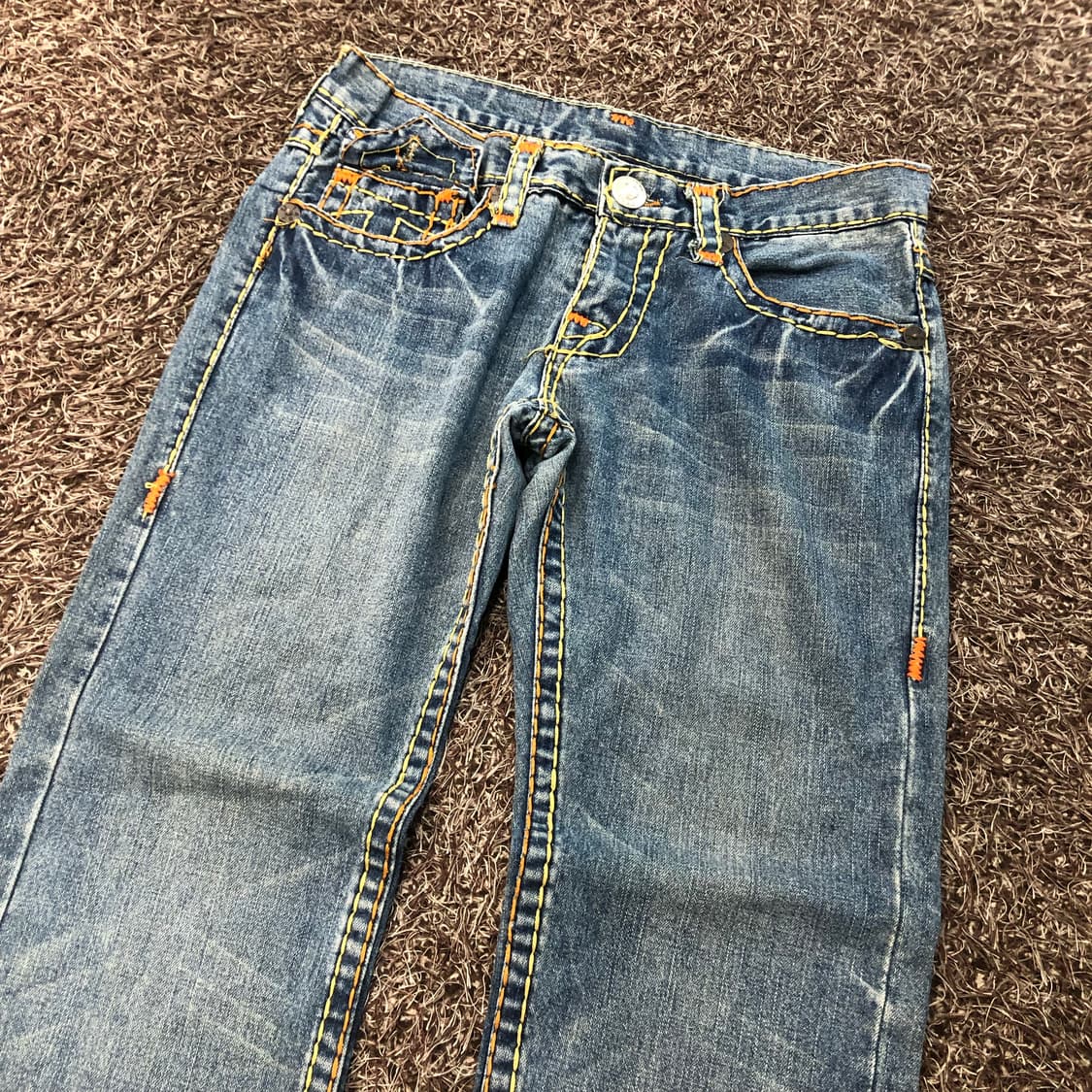 트루릴리전 빌리 슈퍼티 스티치 데님 팬츠 상품이미지3