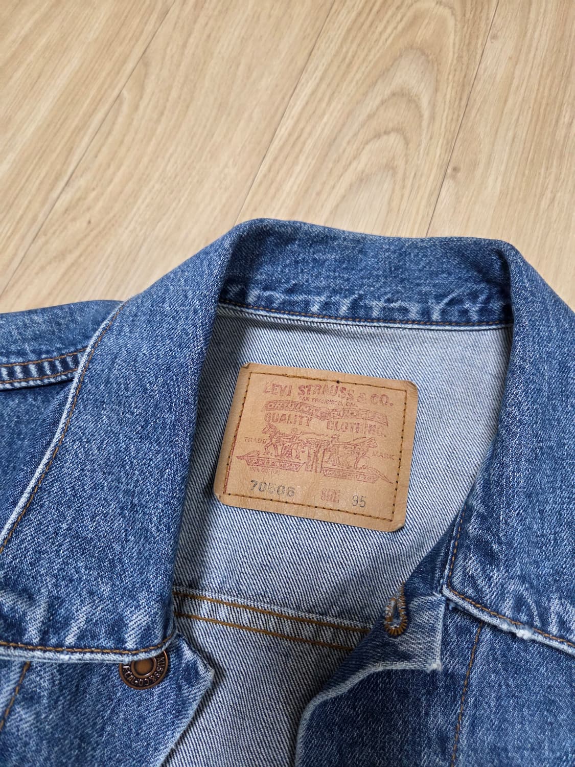 (무배)리바이스 청자켓 95 사이즈(남자M 여자L) 상품이미지3