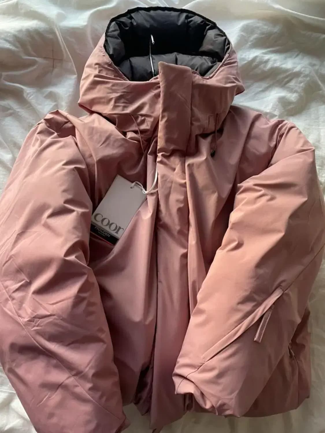 쿠어 워터 리펠런트 인디 핑크 구스다운 패딩 M 상품이미지1