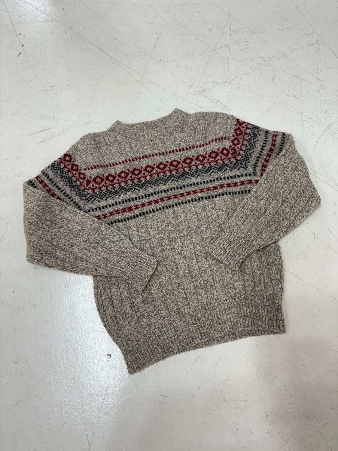 80’s LL Bean Nordic Wool Sweater 상품이미지2