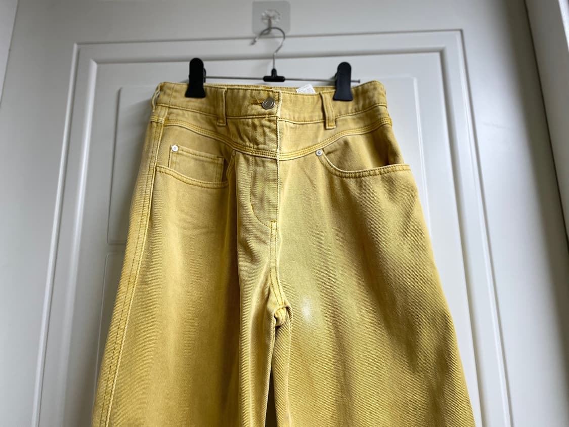 시스템 옐로우 면팬츠 상품이미지2