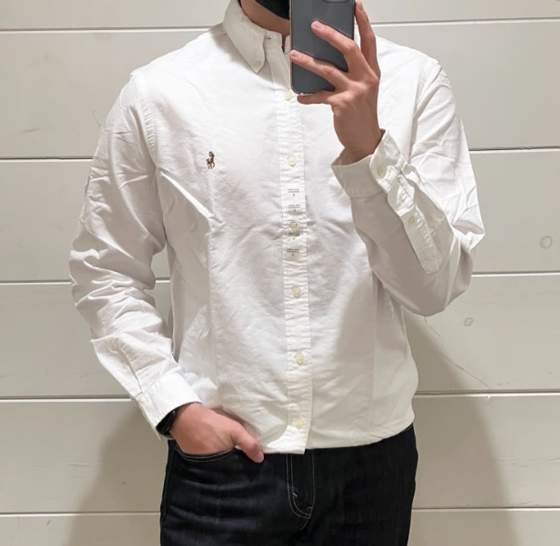 폴로 랄프로렌 옥스포드 셔츠 S(~95) 상품이미지2