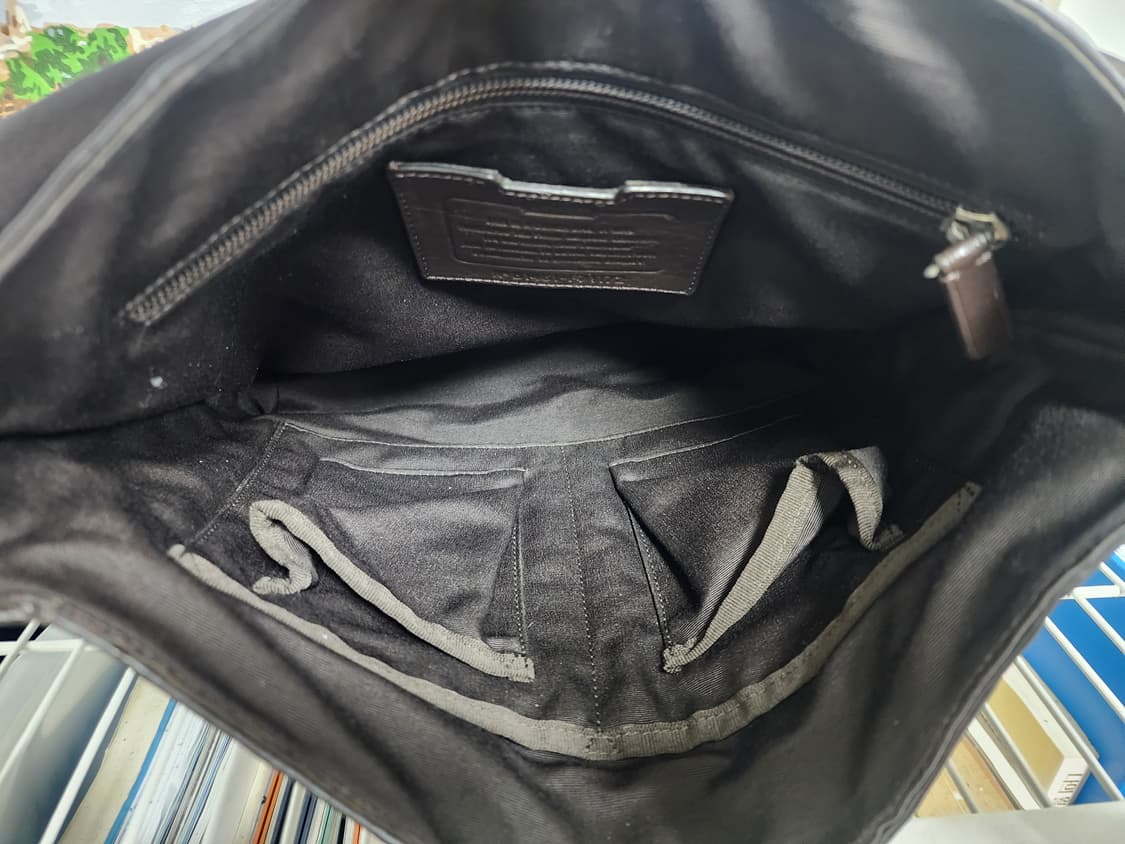 코치 메신저백 남성 숄더백 크로스백 헤리티지 웹 레더 엠보스 BF17 상품이미지7