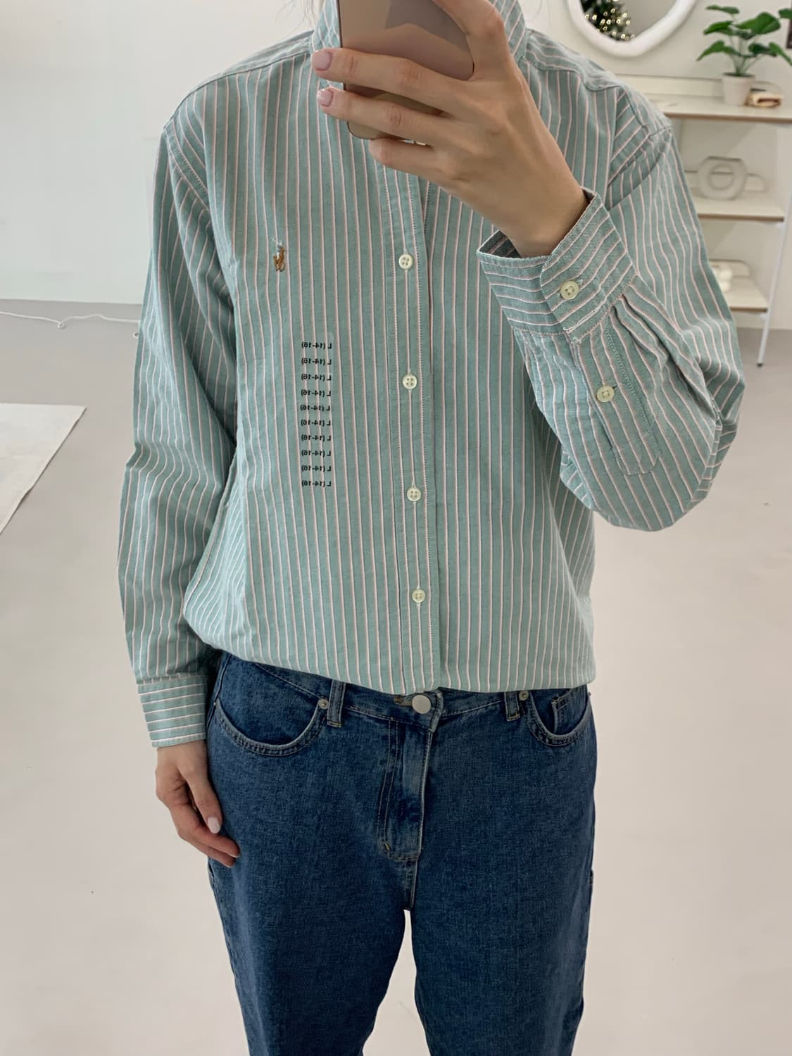 폴로 랄프로렌 보이즈 긴팔 셔츠 L(14-16) 상품이미지5