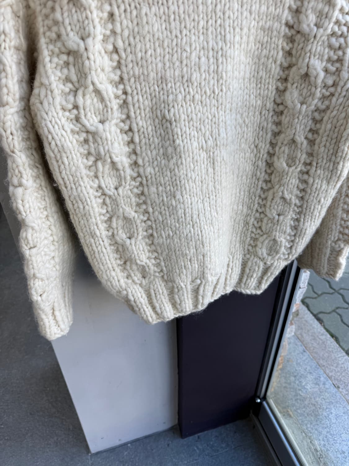 95~100/ 카나타 핸드메이드 코위찬 꽈배기 자켓 상품이미지8