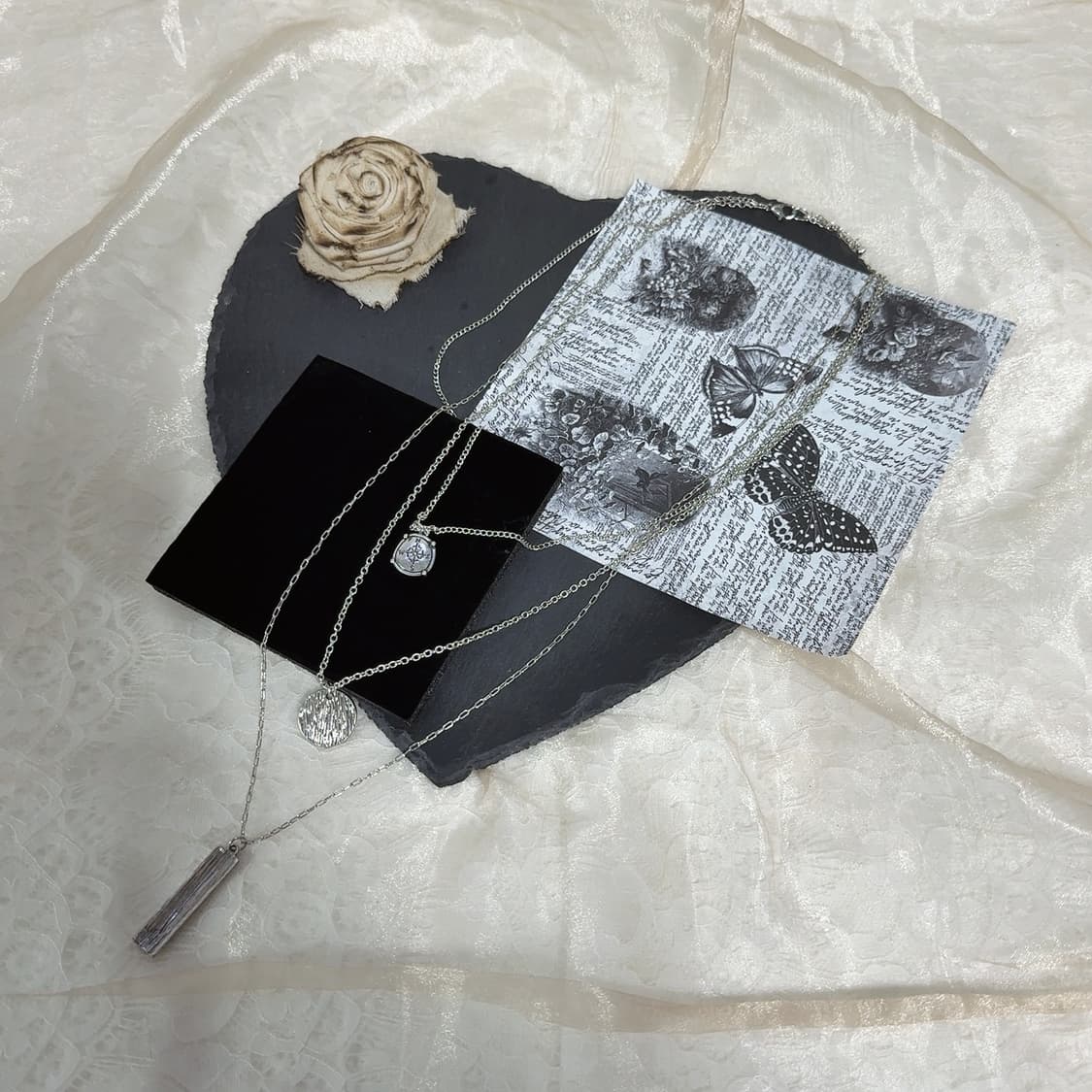 빈티지 고딕 레이어드  목걸이 상품이미지2