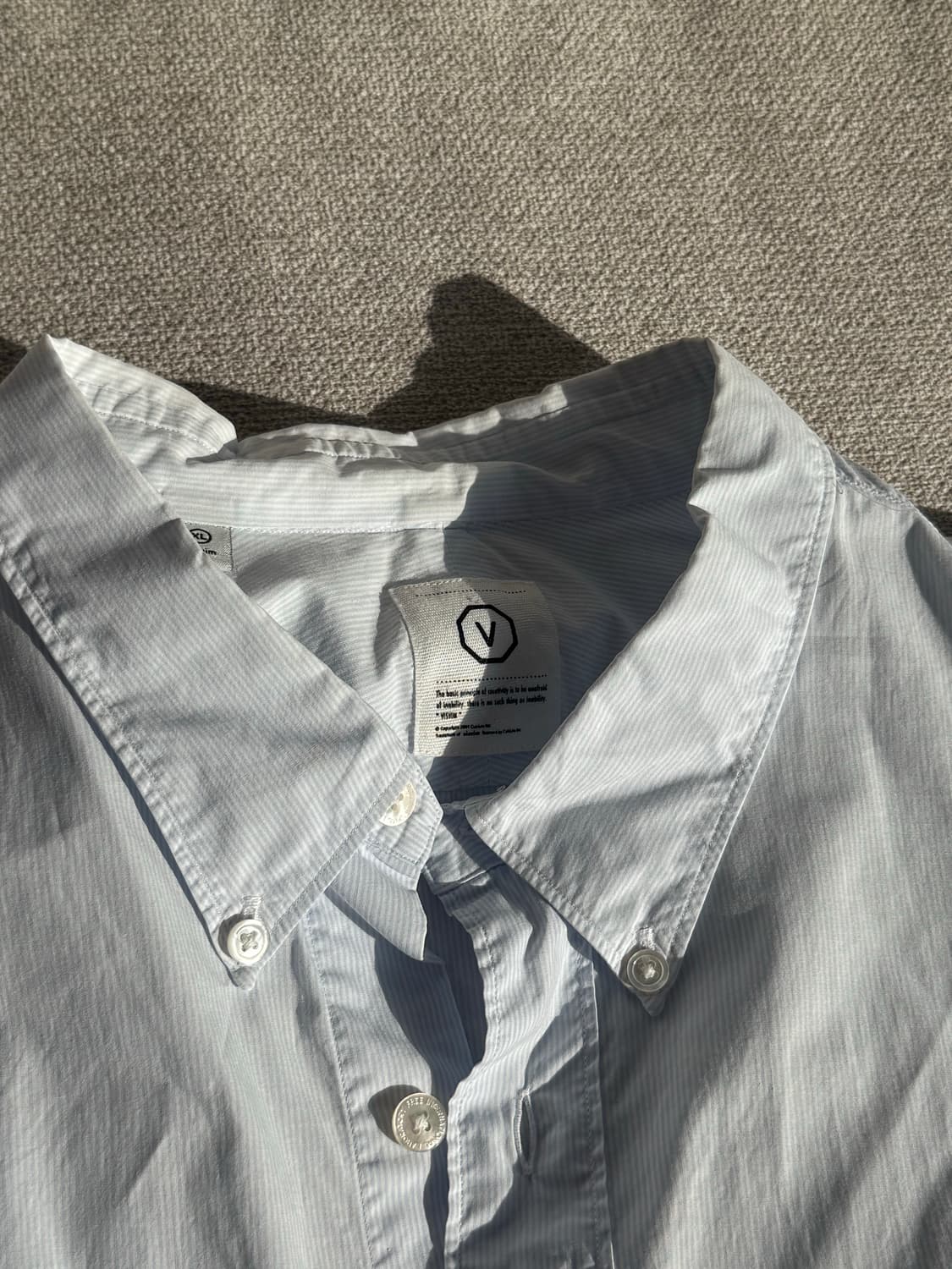 비즈빔 핀 스트라이프 셔츠 상품이미지6