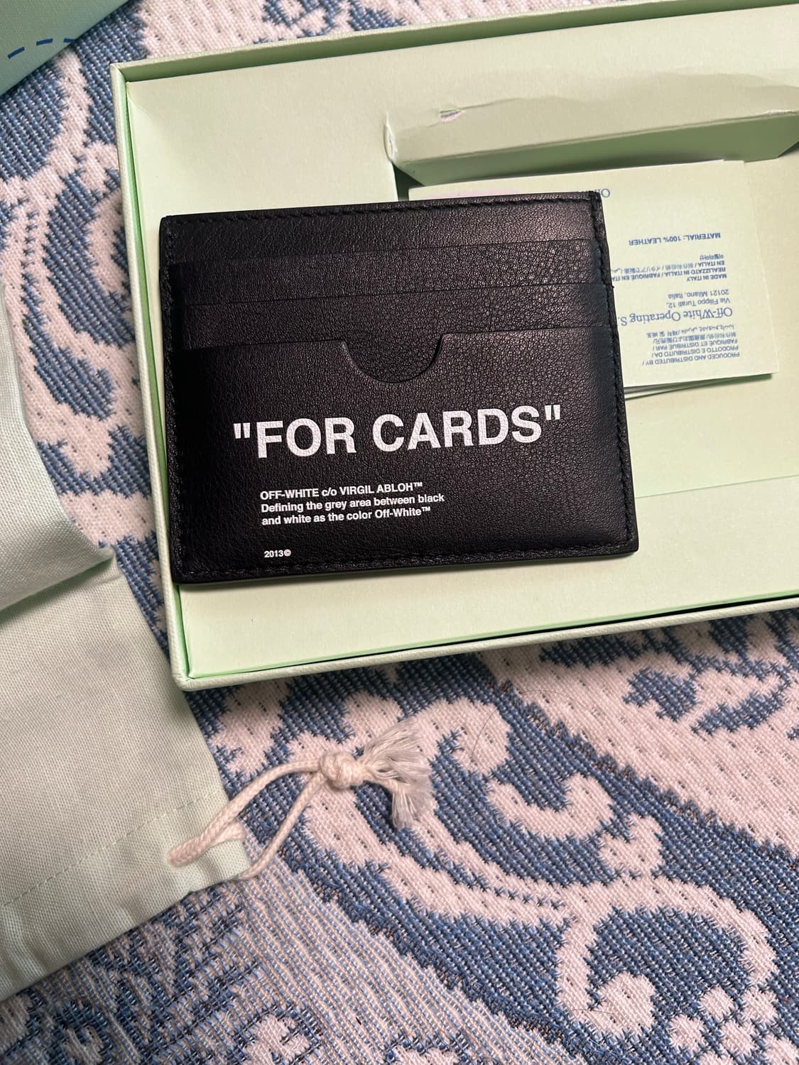 오프화이트 카드지갑 상품이미지3