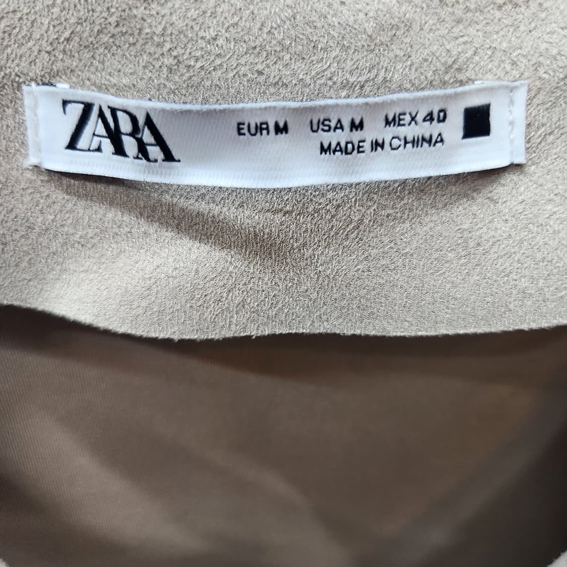 자라 ZARA 스웨이드 자켓 M(L) 상품이미지5