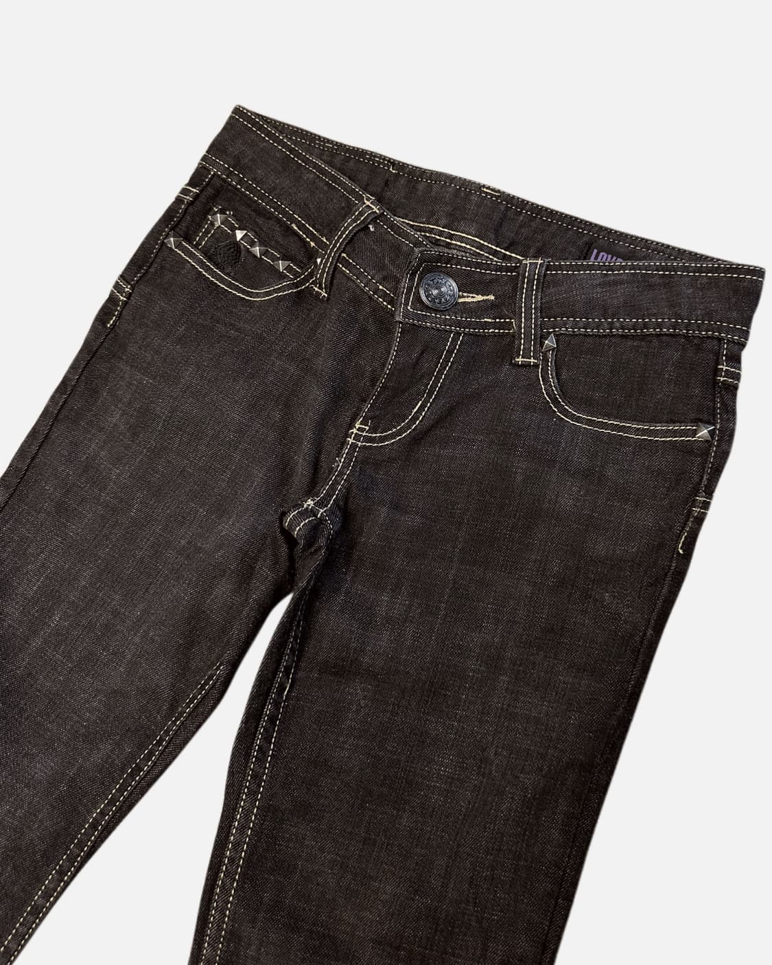 stud chain low-rise punk jean 상품이미지3