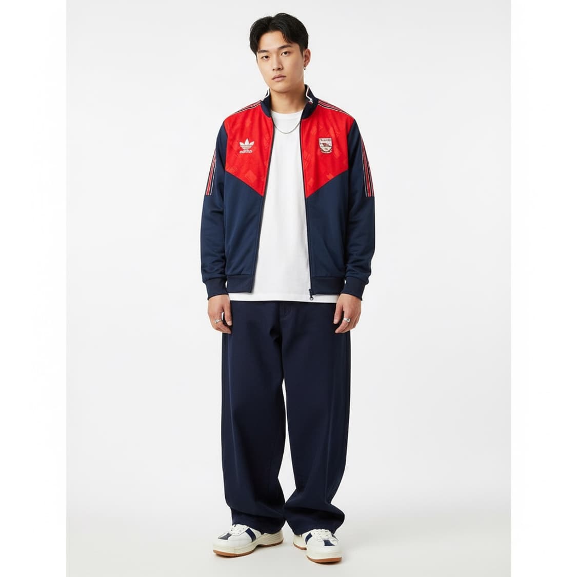 Adidas 아디다스 레드 네이비 아스날 트랙탑 L (스트릿) 상품이미지1