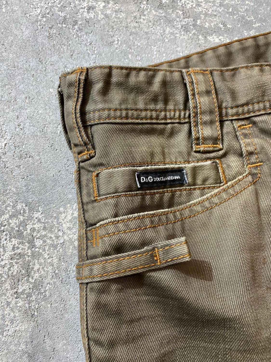 [32] D&G 돌체앤가바나 빈티지 워시드 데님팬츠 상품이미지3