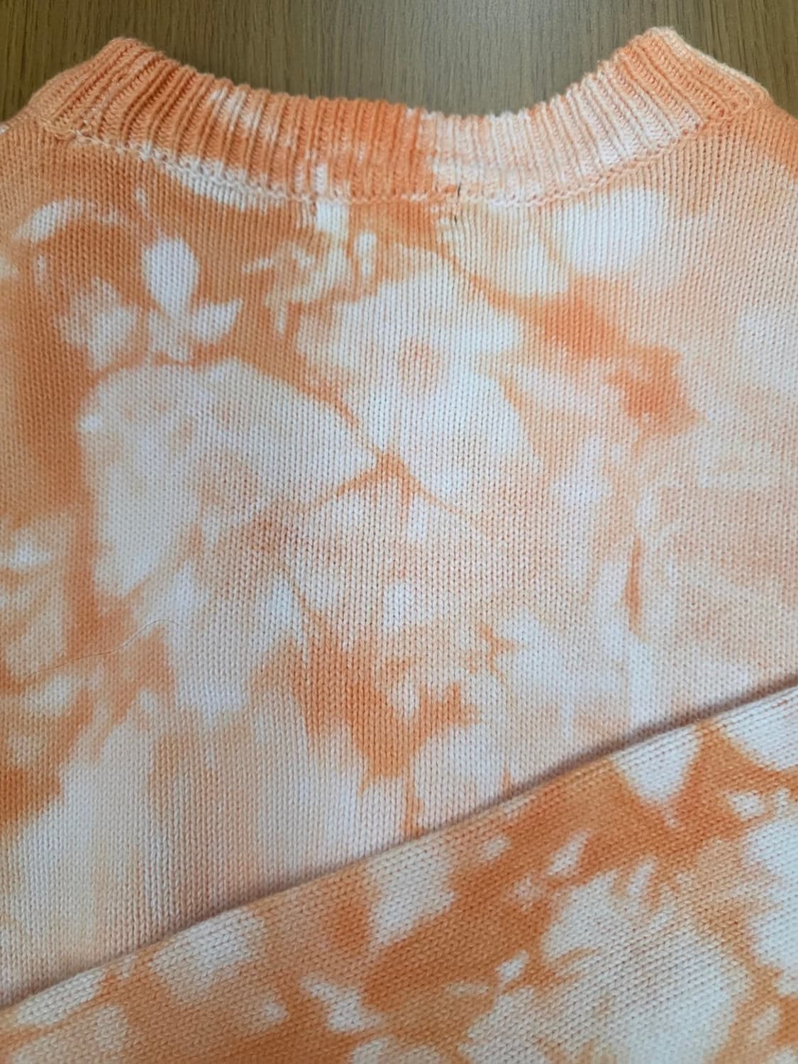 [새제품] 널디 타이다이 크롭 가디건 오렌지 M 상품이미지7