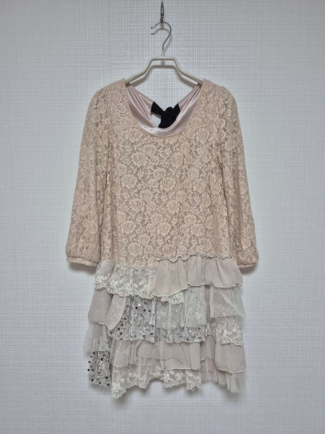 모리걸 연베이지 원피스 상품이미지1