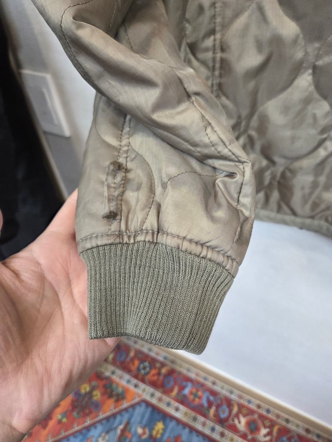 자라 퀄팅 봄버 자켓 M 상품이미지3