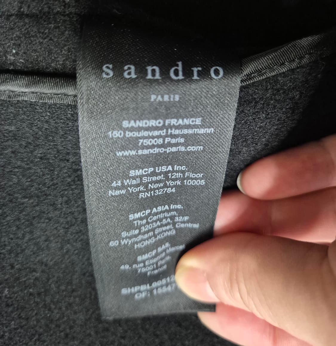 산드로 더블페이스 울 자켓 상품이미지5