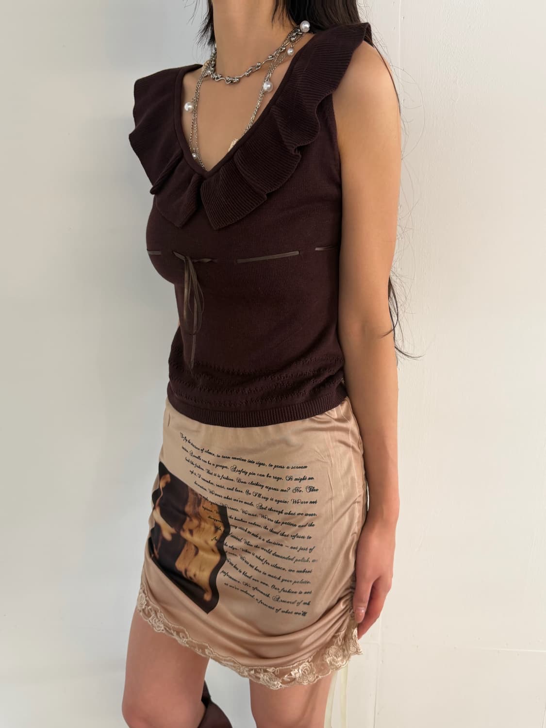  choco frill knit top 상품이미지7