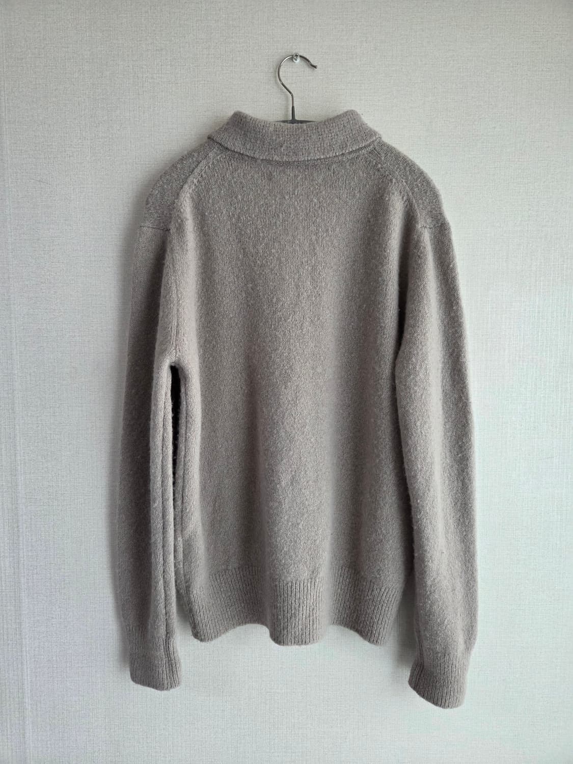 포터리 24FW 베이비 알파카 울 컴포트 폴로 니트 M (100~105) 상품이미지4