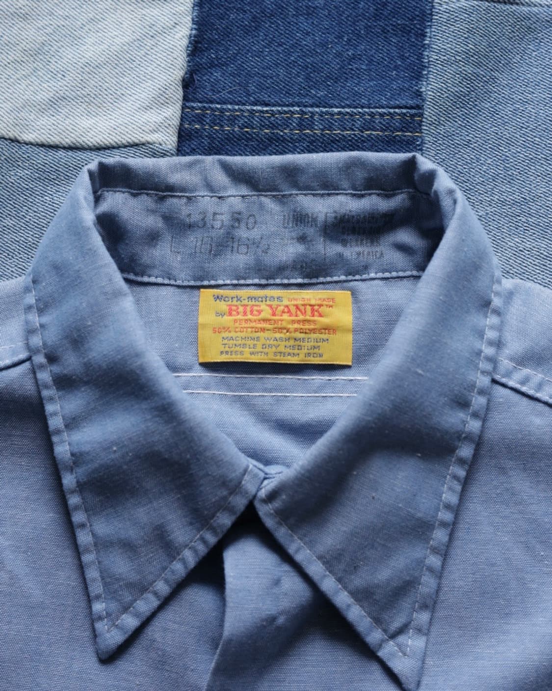 빅 얀크 70s 샴브레이 셔츠/Big yank 70s chambray 상품이미지2