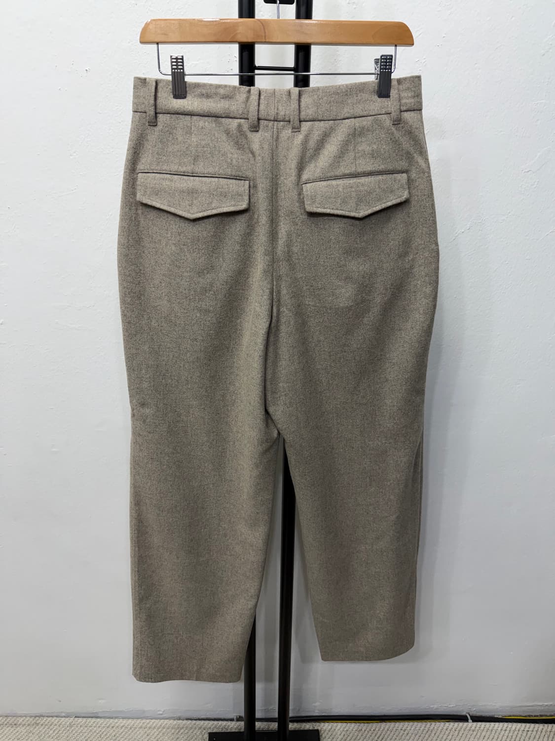 정품) 타임옴므 한섬 24ss 캐시미어 슬랙스 와이드 팬츠 78(30) 상품이미지4