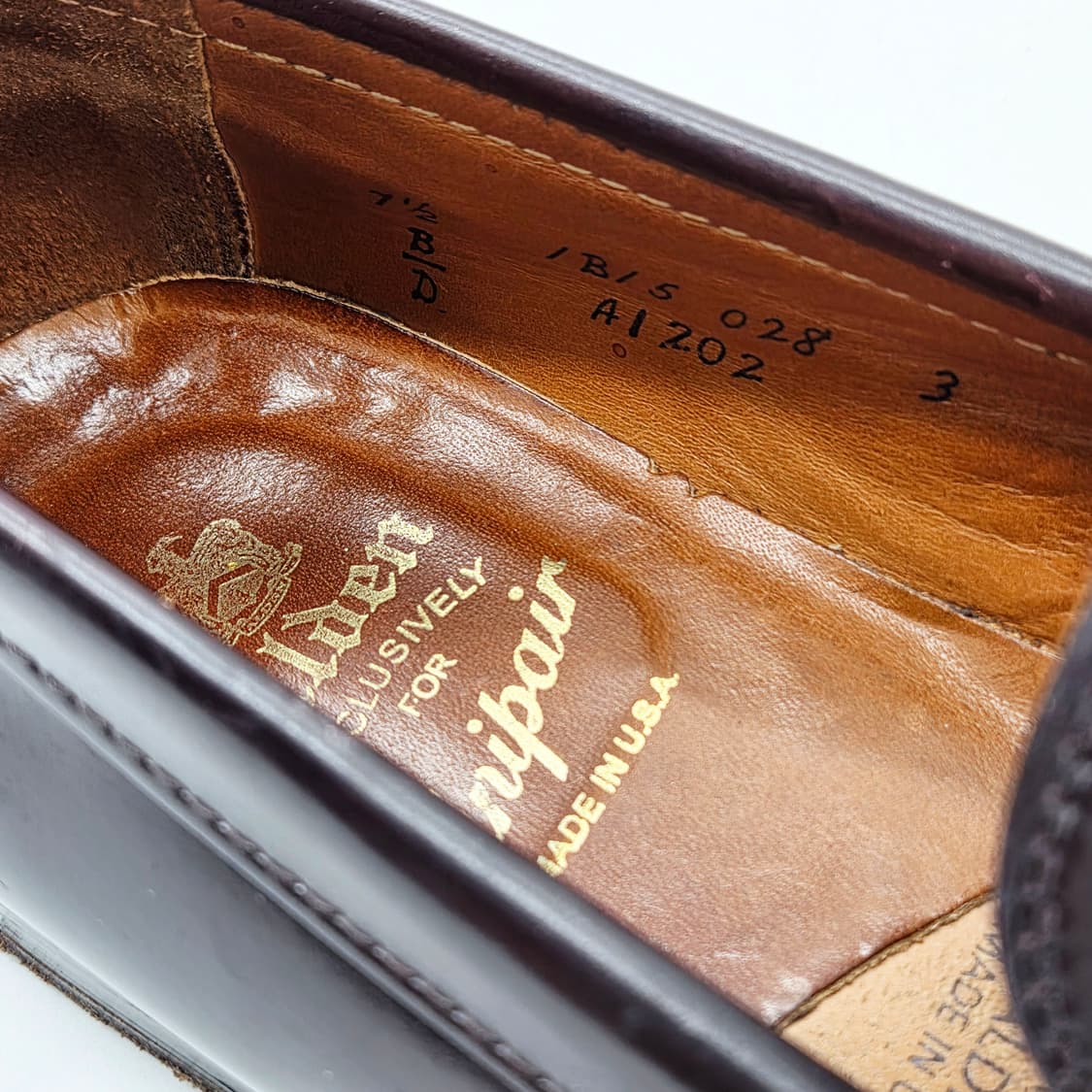 Alden 알든 A1202 코도반 페니로퍼 버건디 (7 1/2) 상품이미지4