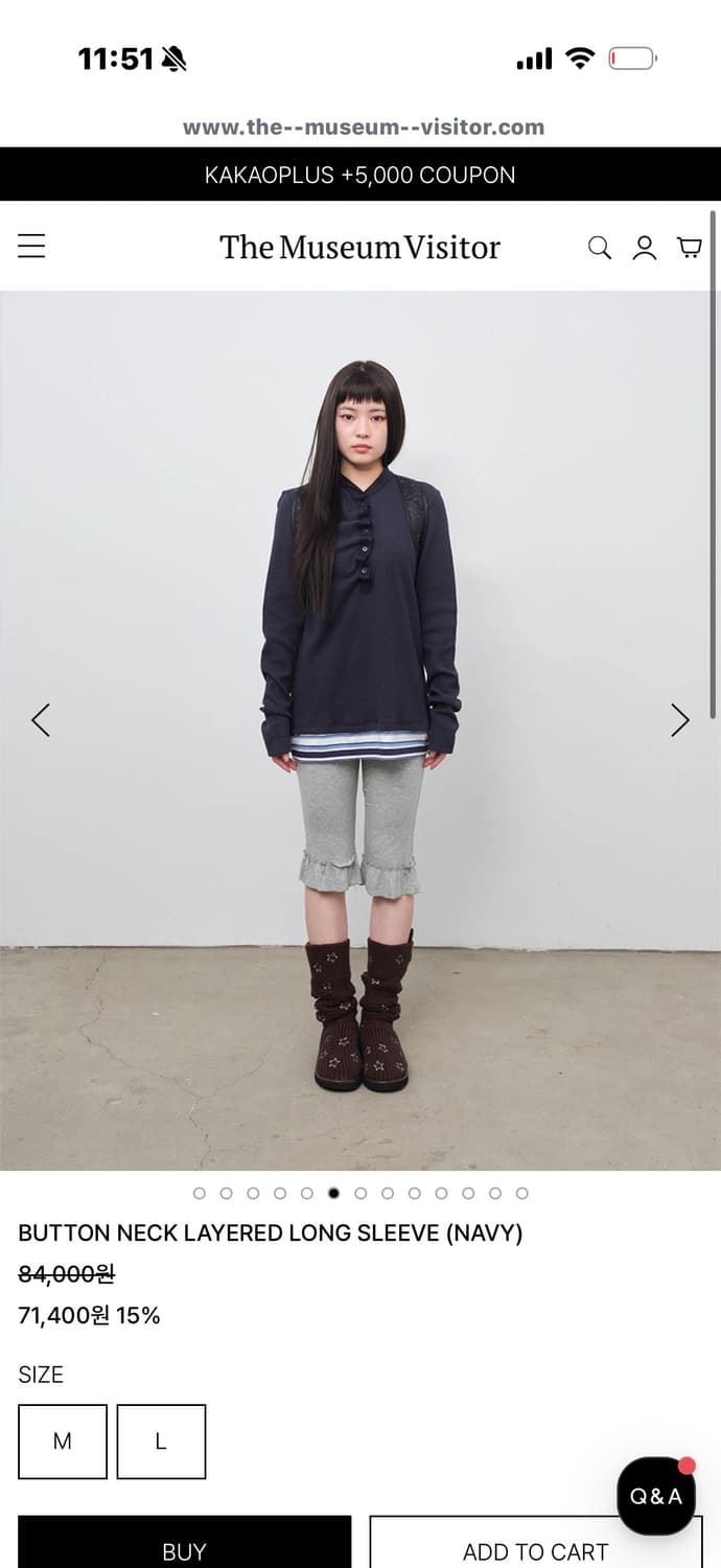 The museum visitor 롱슬리브 양도받습니다 상품이미지1