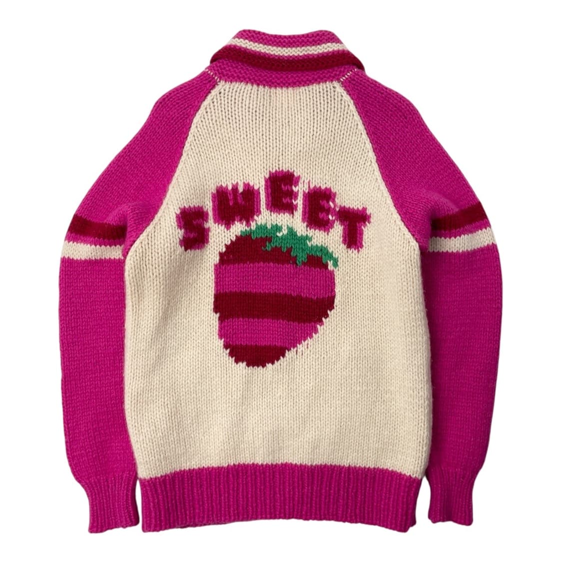 [중고] VALRO SCLUB 딸기 코위찬 니트 집업 가디건 상품이미지1