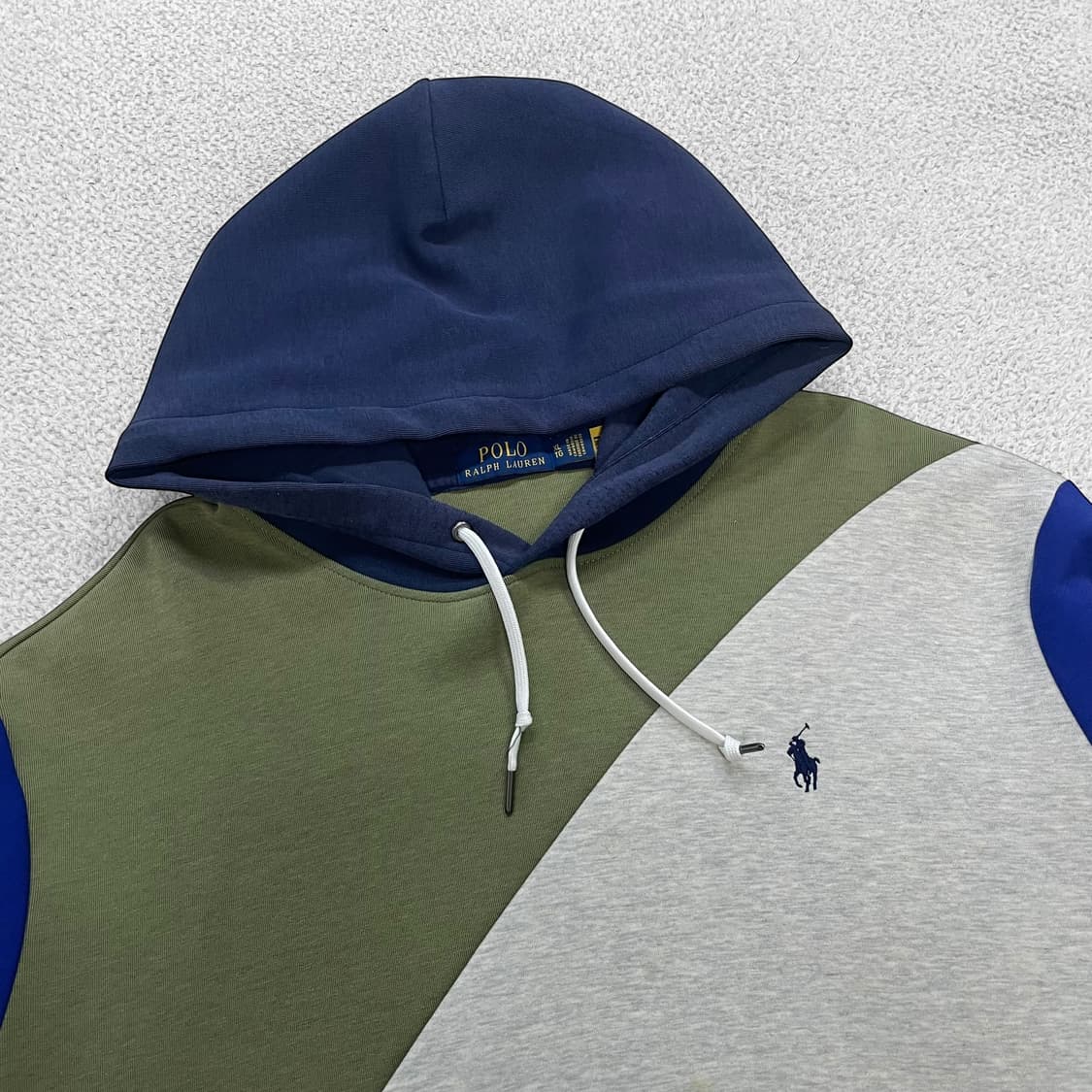 폴로 랄프로렌 포니 로고 컬러블록 후드티 상품이미지2